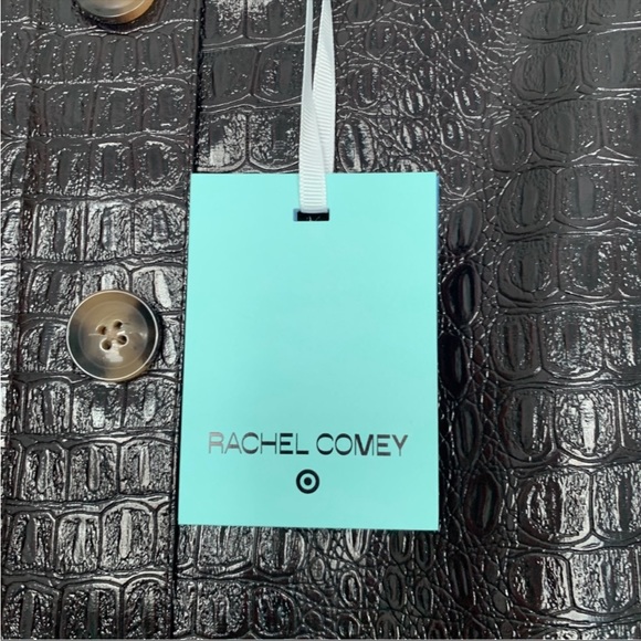 Women’s 0 RACHEL COMEY Target Embossed Chicory Coffee Button Front Midi Skirt - Picture 9 of 10